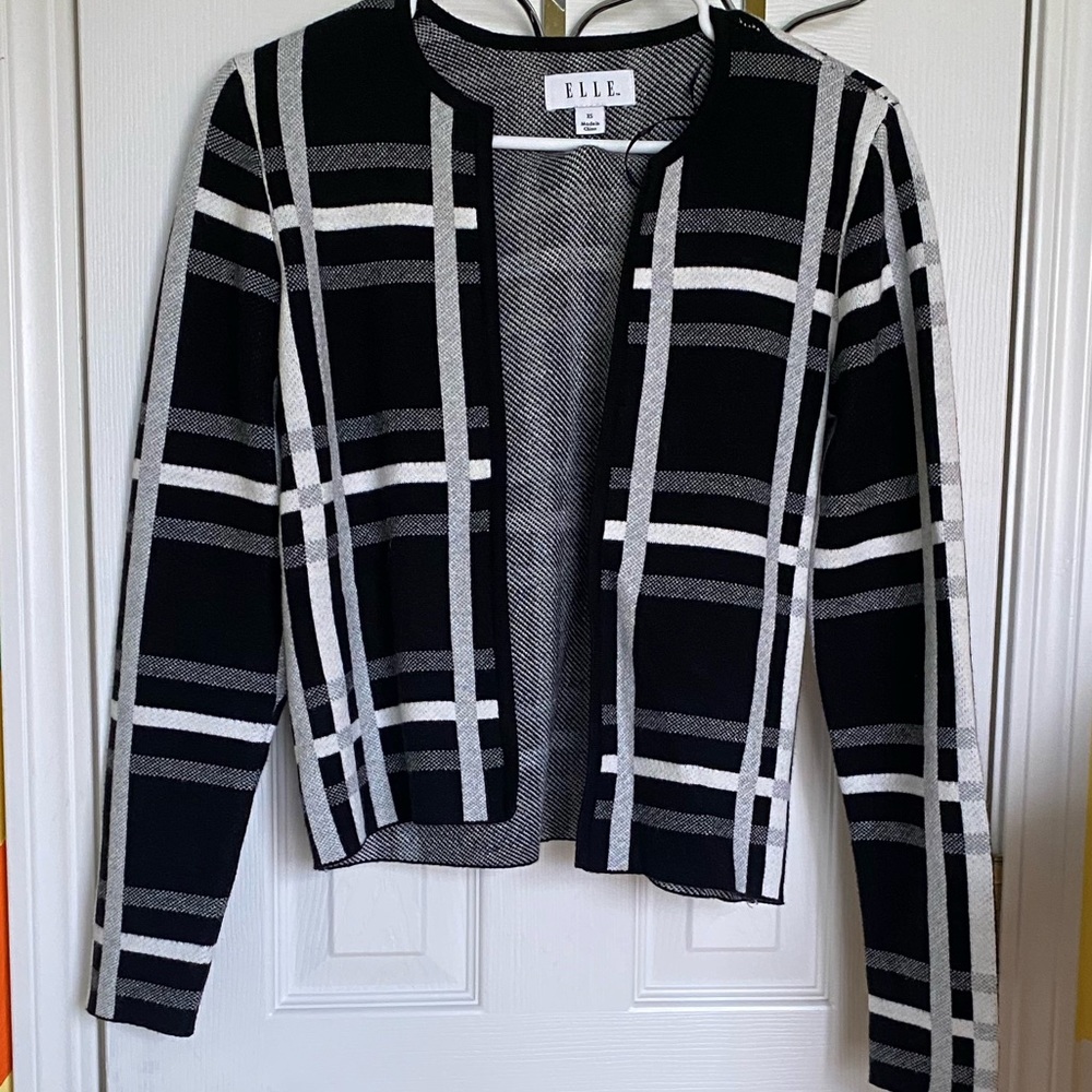 -SOLD- Elle Plaid Blazer